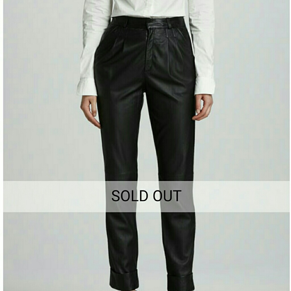 Rachel Zoe Phoenix leather pants sz 2
